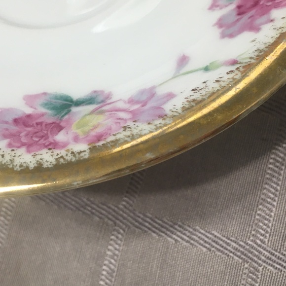 Trimont China Handpainted Made In Occupied Japan Saucer For Footed Cup 5 3/4” - Picture 7 of 10